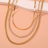 European And American Light Luxury Diy Multi-layer Necklace Clavicle Chain sku image 1