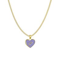 Simple Style Heart Alloy Patchwork No Inlaid Women's Necklace sku image 2