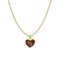 Simple Style Heart Alloy Patchwork No Inlaid Women's Necklace sku image 3