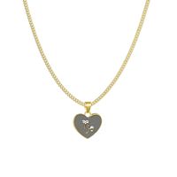 Simple Style Heart Alloy Patchwork No Inlaid Women's Necklace sku image 5