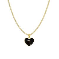 Simple Style Heart Alloy Patchwork No Inlaid Women's Necklace sku image 7