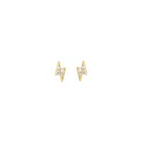 Simple Style Star Moon Lightning Earrings Copper Earrings sku image 3