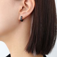 Korean Version Of Earrings Titanium Steel Earrings Fashion Jewelry sku image 4