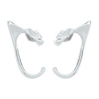Mode Geometrische Diamantohrringe Modelegierung Ohrringe sku image 3