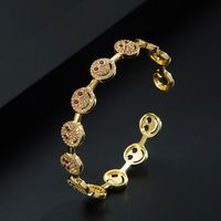 European And American New Product Personality Copper Micro-inlaid Zircon Bracelet sku image 2