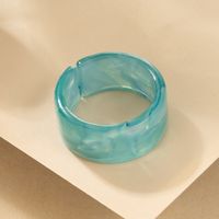 Simple Fashion Transparent Acrylic Resin French Retro Wind Creative Diamond Ring sku image 23
