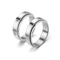 Wholesale Titanium Steel Rotatable Ring main image 6