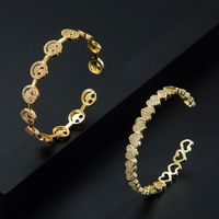 European And American New Product Personality Copper Micro-inlaid Zircon Bracelet main image 3