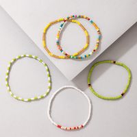 Ethnic Style Multi-layer Bracelet Bohemian Style Hit Color Beads Color Bracelet 5 Piece Set main image 4