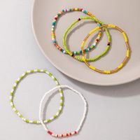 Ethnic Style Multi-layer Bracelet Bohemian Style Hit Color Beads Color Bracelet 5 Piece Set main image 5