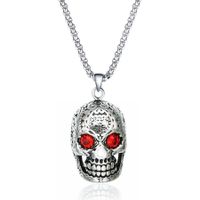Retro Punk Style Sheep Head Pendant Exaggerated Men And Women Necklace Jewelry sku image 59