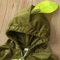 Baby One-piece Long Sleeve Hooded Baby Triangle Romper main image 3
