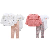 Children Clothing Romper Trousers Cardigan Newborn Female Baby Suit main image 2