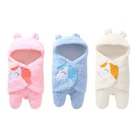 Baby Soft Autumn And Winter Models Plush Swaddle Blanket Baby Quilt main image 1
