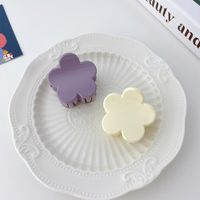 Korean Style New Solid Color Cute Flower Shape Hairpin Hair Accessories Party Travel Catch Clip main image 5