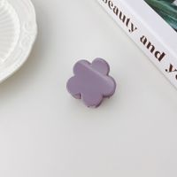Korean Style New Solid Color Cute Flower Shape Hairpin Hair Accessories Party Travel Catch Clip sku image 3