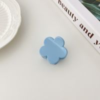 Korean Style New Solid Color Cute Flower Shape Hairpin Hair Accessories Party Travel Catch Clip sku image 4