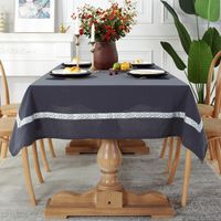 Simple Embroidered Lace Ethnic Style Household Square Tablecloth Washable Table Cover Towel Tea Table Tablecloth Wholesale main image 4