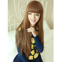 Wig Female Long Straight Hair Fluffy European And American Wig Wholesale main image 5