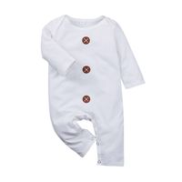 Herbst Neue Babykleidung Baby Casual Strampler Langarm Einteilig Einfarbig sku image 8