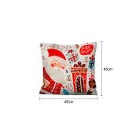 Funda De Almohada Clásica Con Estampado De Papá Noel sku image 1