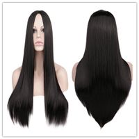 Fashion Multi-color Long Straight Hair Anime Wig Stage Performance Cos Wigs Female sku image 2