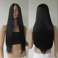 Fashion Mid-point Scalp Mixed Long Straight Hair Anime Wig Stage Performance Cos Wig sku image 2