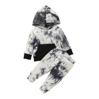 Children's Tie-dye Fashion Pullover Sweater Pants Two-piece sku image 1