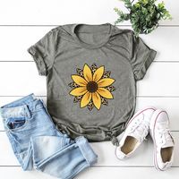 Women's Short Sleeve Printing Casual Fashion Printing main image 4