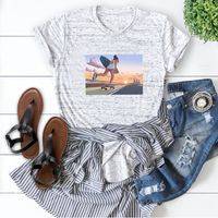 Women's Short Sleeve Printing Casual Fashion Fruit main image 6