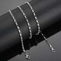 Factory Spot Direct Sales Simple All-match Long Keel Chain Men And Women Pendant Necklace 304 Stainless Steel Box Chain Mixed Batch main image 6
