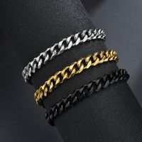 Fashion 667 Stainless Steel Stainless Steel 18K Gold Plated No Inlaid Bracelets In Bulk main image 4
