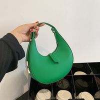 Personalized Crescent Handbag Textured Underarm Bag main image 1