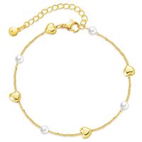 New 18k Gold-plated European And American Minimalist Jewelry Pearl Bracelet main image 1