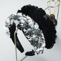 Accesorios Para El Cabello De Esponja Estéreo Femenina De Moda Europea Y Americana Creativa Con Lentejuelas main image 2