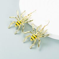 European And American Fashion Exaggeration Funny Spider Alloy Earrings Wholesale main image 3