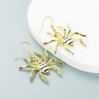 European And American Fashion Exaggeration Funny Spider Alloy Earrings Wholesale main image 5