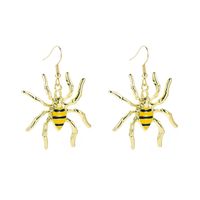 European And American Fashion Exaggeration Funny Spider Alloy Earrings Wholesale main image 6