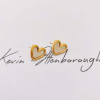 Butterfly Heart Letter V Fashion Earrings Simple New Earrings sku image 3