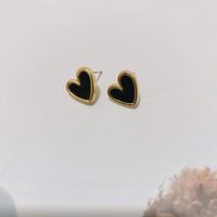 Butterfly Heart Letter V Fashion Earrings Simple New Earrings sku image 2