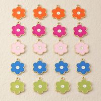 Small Flower Accessories Earrings Necklace Bracelet Diy Dripping Flower Pendant main image 1