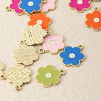Small Flower Accessories Earrings Necklace Bracelet Diy Dripping Flower Pendant main image 5