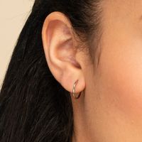 Grandes Boucles D&#39;oreilles Européennes Et Américaines 2021 Nouveaux Bijoux D&#39;oreille À Cercle Simple À La Mode main image 3