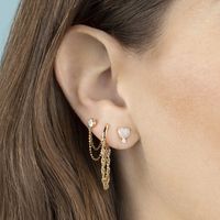Fashion Pendant Earrings Personality Tassel Chain Ear Buckle Earrings main image 3