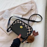 New Simple Checkerboard Armpit Bag Autumn And Winter Simple Master Retro Messenger Bag main image 5