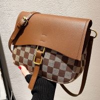 Autumn And Winter Fashion Houndstooth Texture Style Messenger Bag Wholesale main image 1