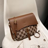 Autumn And Winter Fashion Houndstooth Texture Style Messenger Bag Wholesale main image 4