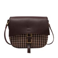 Autumn And Winter Fashion Houndstooth Texture Style Messenger Bag Wholesale main image 6