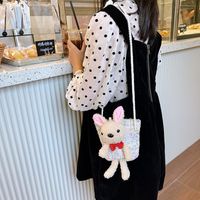 Children's Messenger Bag Autumn And Winter New Cute Doll Bear Cartoon Princess Plush Shoulder Bag main image 5
