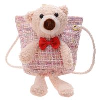 Children's Messenger Bag Autumn And Winter New Cute Doll Bear Cartoon Princess Plush Shoulder Bag main image 6